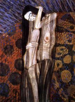 Gustav Klimt : The Gnawing Sorrow